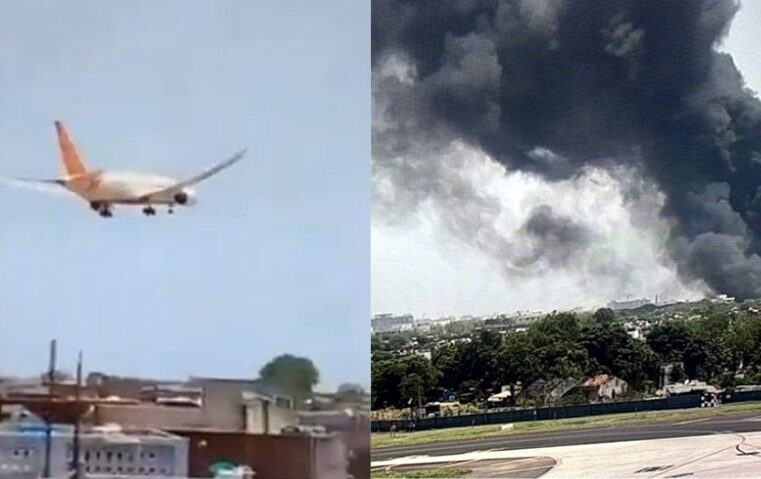 Direto do aeroporto da Índia, mostram local da queda de avião com 242 pessoas; autoridades confirmam que todos morreram
