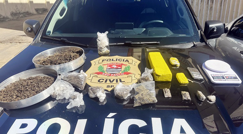 Polícia Civil apreende 2 kg de “droga gourmet” em Olímpia