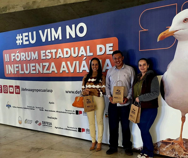 Granadenses no II Fórum Estadual de Influenza Aviária