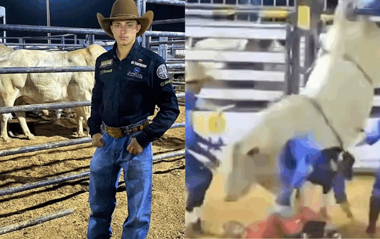 Peão de rodeio morre após ser pisoteado por touro em competição no Mato Grosso