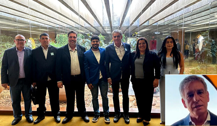 Prefeito Luizinho e comitiva em Brasília fazendo as jogadas em prol de Nova Granada