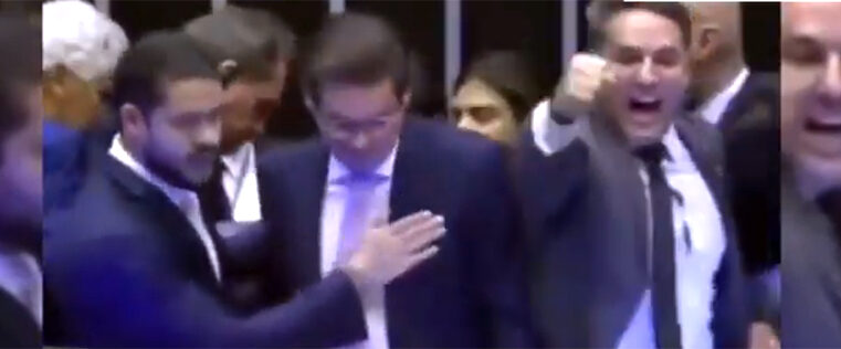 Nikolas Ferreira foi empurrado por deputada do PT Camila Jara, que nega agressão
