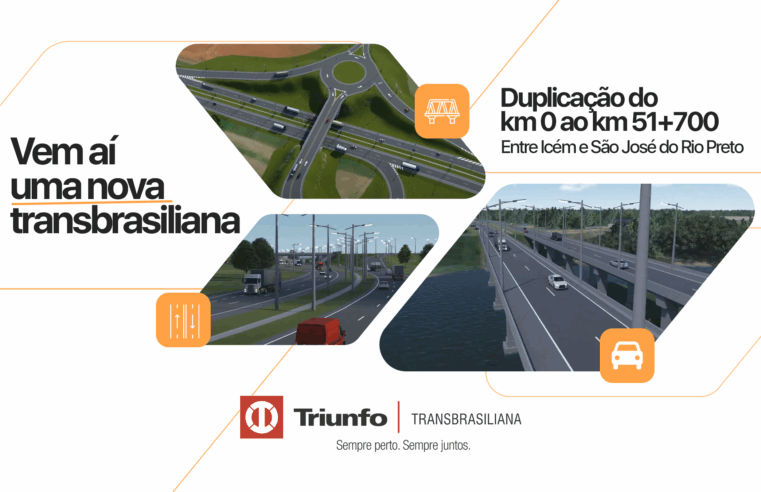 Triunfo Transbrasiliana inicia obras de duplicação entre Icém e São José do Rio Preto