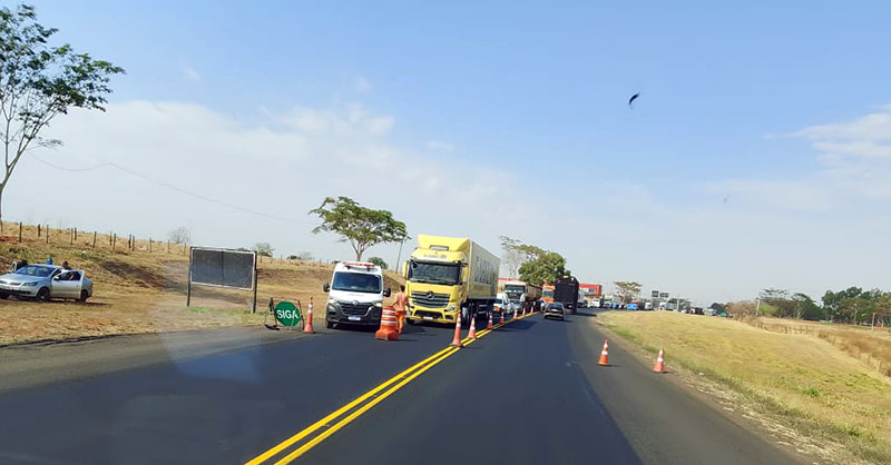 Obras da BR 153 vem criando problemas pra quem tem pressa