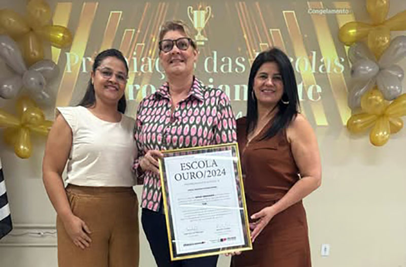 Escola Municipal de Nova Granada ganha o título de Escola de Ouro 2024
