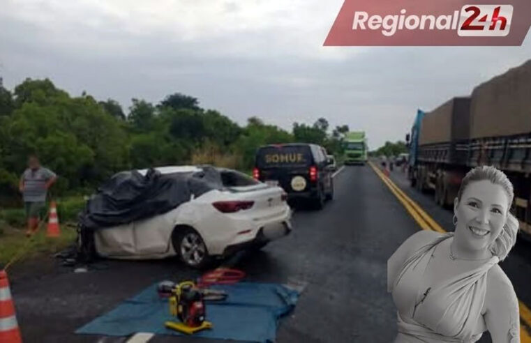 Mãe e 2 filhos morrem em colisão frontal na BR 153