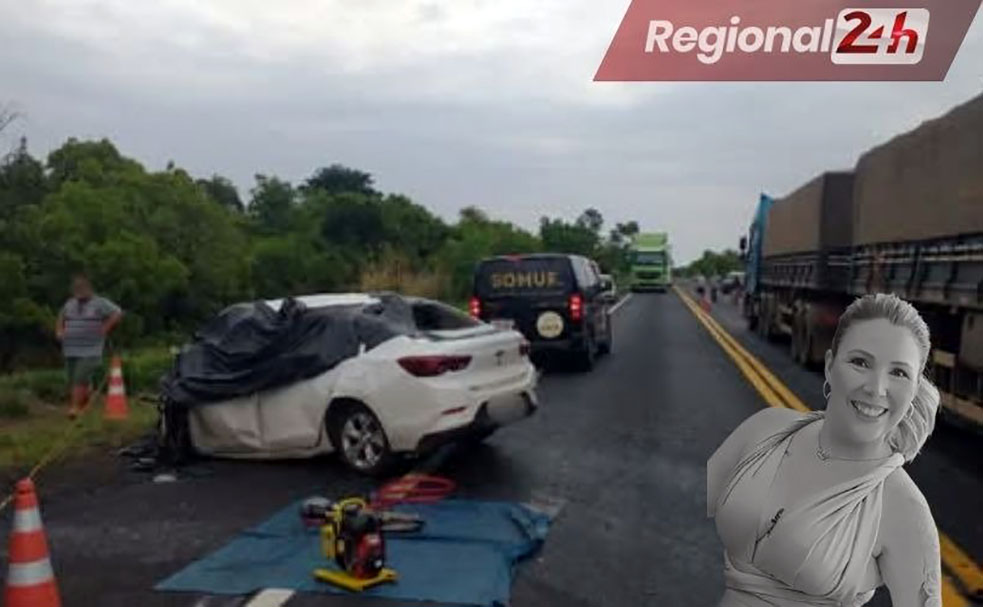 Mãe e 2 filhos morrem em colisão frontal na BR 153