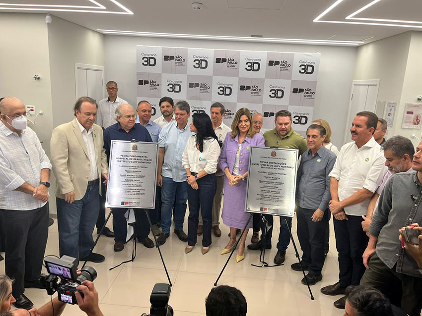 Governador Tarcísio inaugura novo Lucy Montoro