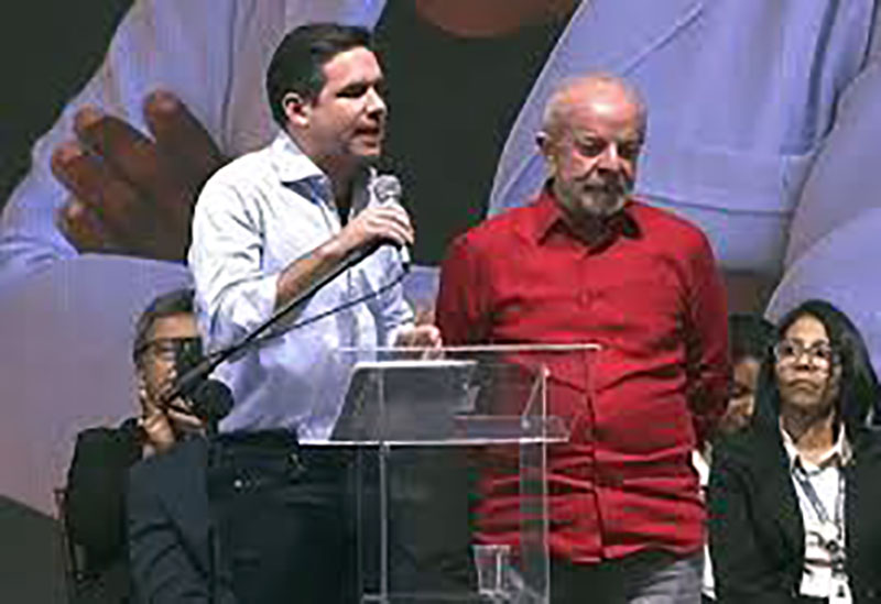 Olhando para Hugo Motta, Lula diz que Congresso “nunca teve qualidade de baixo nível como agora”
