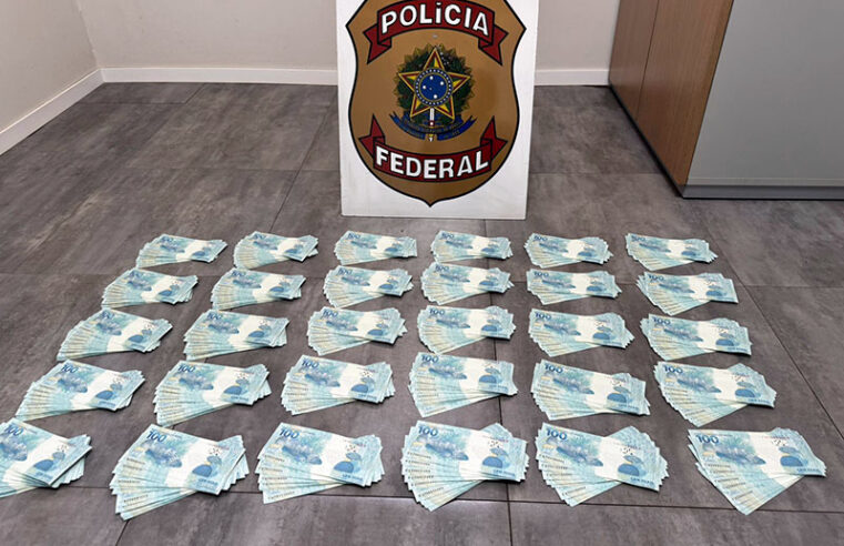 PF barra circulação de R$ 40 mil em dinheiro falso em Bálsamo