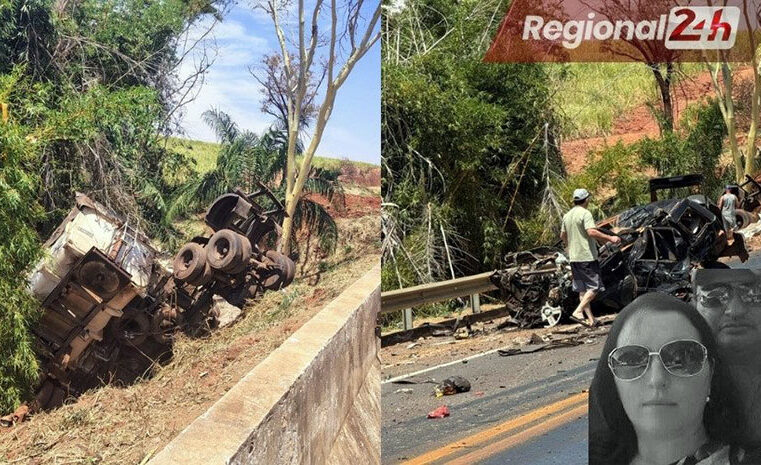 Grave acidente na rodovia de Ribeiro dos Santos mata 2 pessoas e fere gravemente outra
