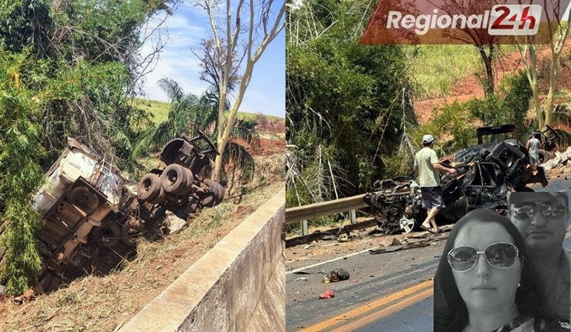 Grave acidente na rodovia de Ribeiro dos Santos mata 2 pessoas e fere gravemente outra