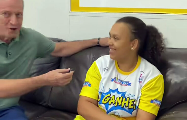 Regiane a granadense sortuda do Saúde Cap