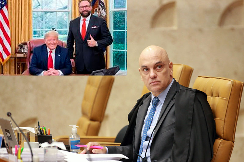 “Não vou desistir até que o careca esteja atrás das grades”, diz conselheiro de Trump sobre Moraes