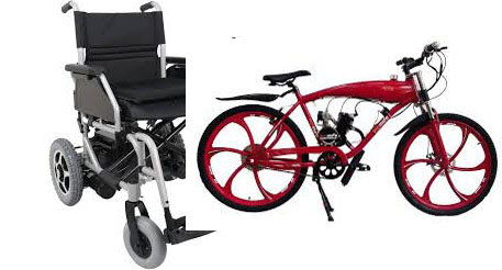 As novas normas para bicicletas motorizadas e cadiras de roda