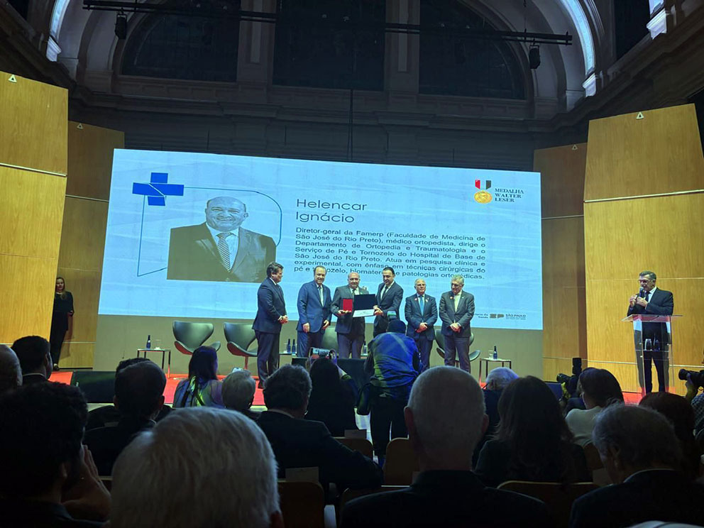 Famerp e Funfarme são destaques na Cerimônia da Medalha Walter Leser