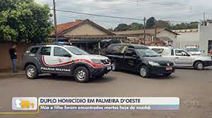 Mãe e filho são encontrados mortos dentro de casa em Palmeira D’Oeste