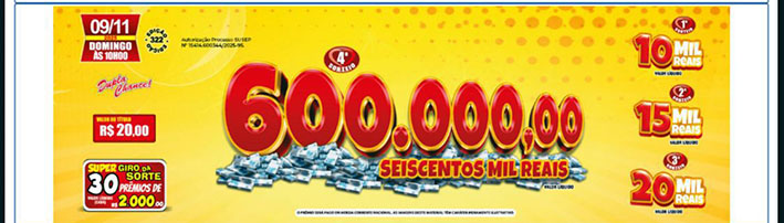 Saúde Cap: Prêmio maior sai para três sortudos