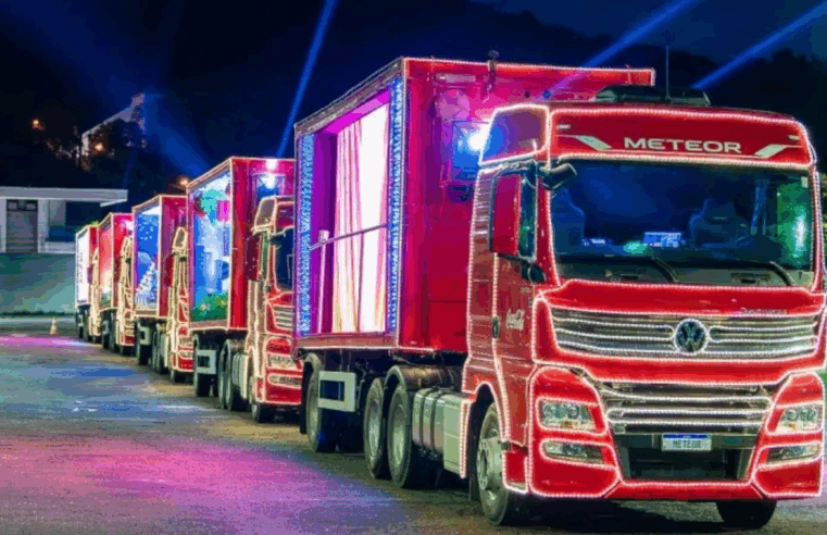 Caravana de Natal da Coca-Cola passa por Rio Preto na terça-feira
