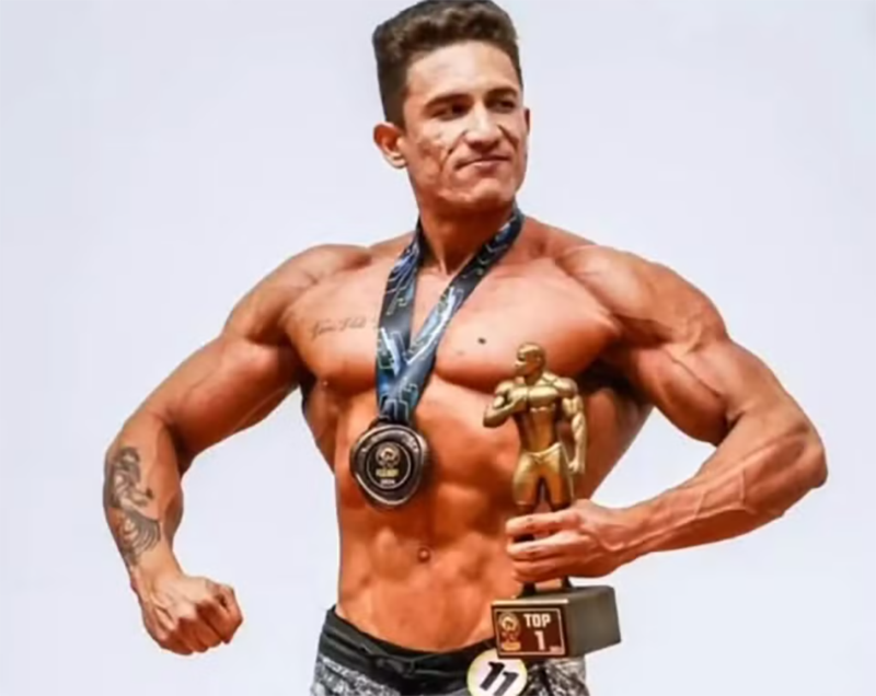 Ex-campeão brasileiro de fisiculturismo morre aos 28 anos em Ponta Porã