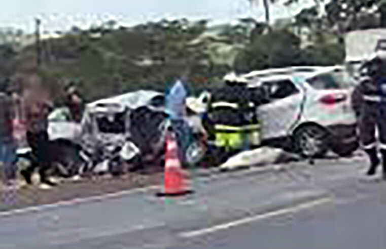 Acidente mata 2 pessoas e 2 ficam feridas na BR 153; criança está entre as vítimas socorridas