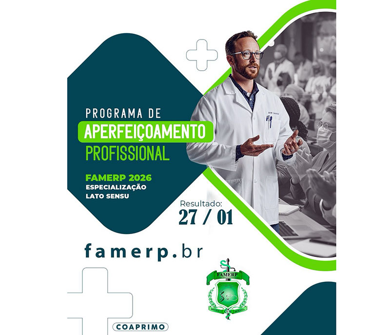 Famerp divulga resultado da Especialização Lato Sensu 2026 nesta terça-feira (27)