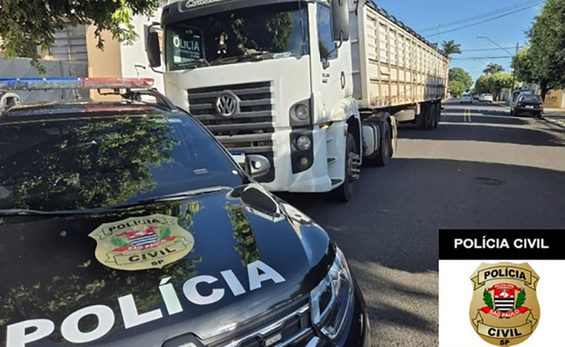 Polícia apreende carreta em investigação sobre furto de gado na região