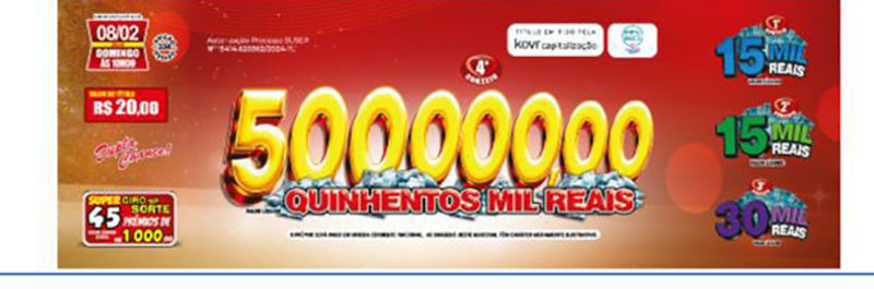 Saúde Cap: Prêmio maior sai em Jales