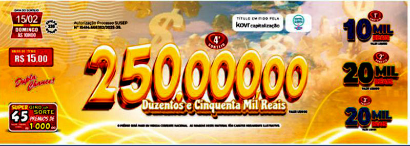 Saúde Cap: Sortudo de Cajobi  ganha R$  500 mil sózinho