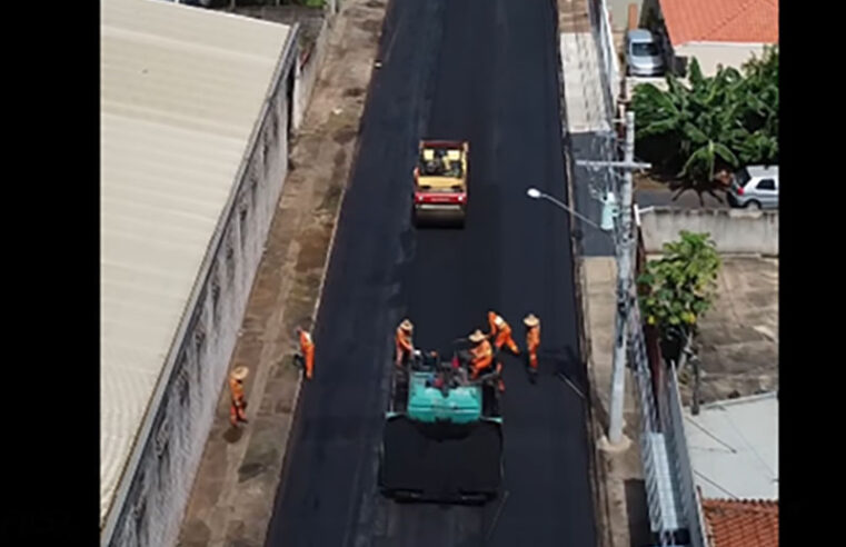 O recapeamento da 7 de Setembro, Nova Granada não para