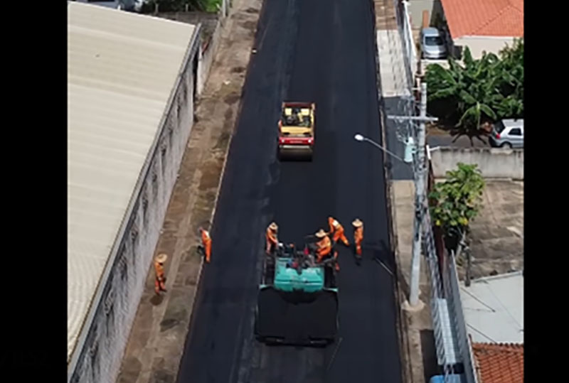 O recapeamento da 7 de Setembro, Nova Granada não para
