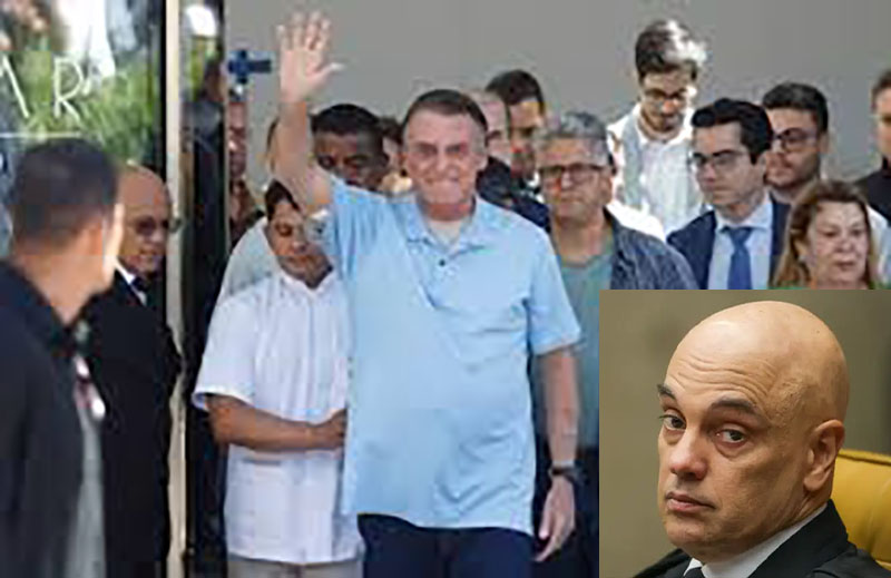 Moraes nega “livre acesso” dos filhos a Bolsonaro na prisão domiciliar
