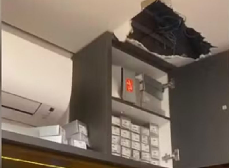 Ladrão invade joalheria pelo teto e leva cerca de R$ 400 mil em joias