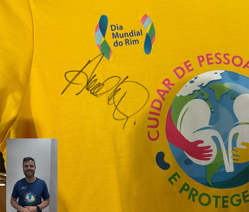 Técnico Carlo Ancelotti e a dupla Zé Neto & Cristiano apoiam a campanha do Dia Mundial do Rim, realizada pela Funfarme e Famerp