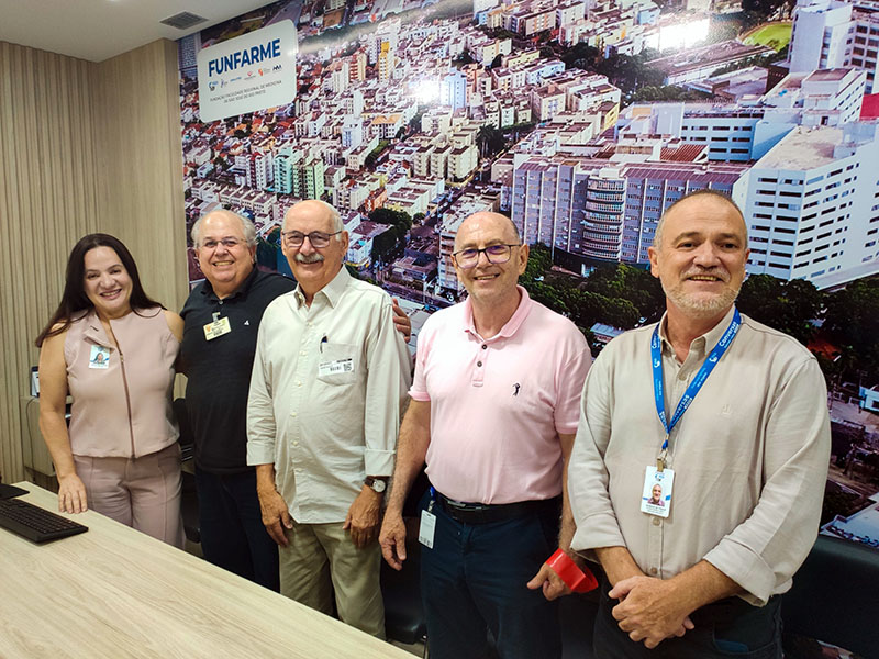 HB de Rio Preto recebe visita de Dr. Edson Rogatti, da Fehosp, e reforça papel de liderança no SUS nacional