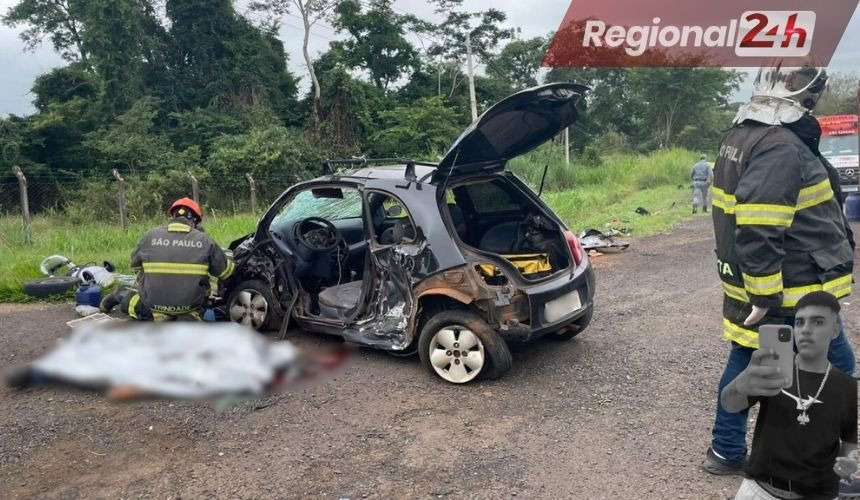 Acidente fatal mobiliza Samu, Bombeiros e Grau no trecho sentido Rio Preto