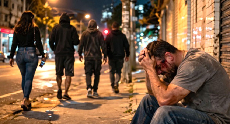 Homem é espancado e roubado por grupo na região central de Rio Preto