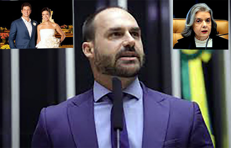 Cármen Lúcia acompanha Moraes e vota pela condenação de Eduardo Bolsonaro por difamação contra Tabata Amaral