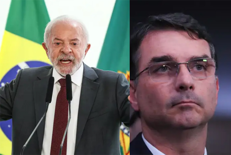Pesquisa mostra cenário entre Flávio e Lula antes de vazamento de áudios