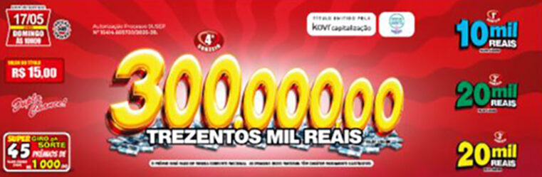 Saúde Cap: Prêmio de R$ 1.000.000 sai em Ipiguá