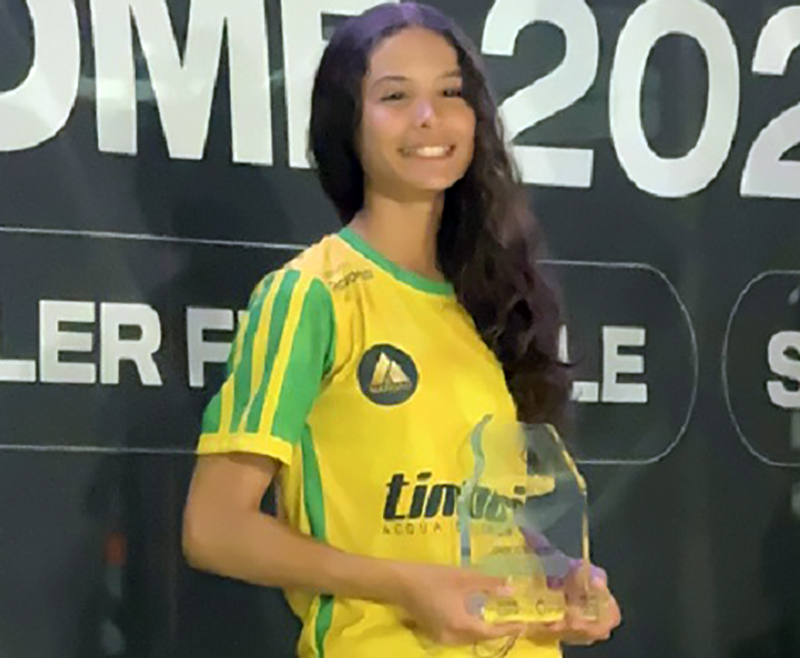 Rio-pretense de 12 anos é vice-campeã em Mundial de Patins na Itália