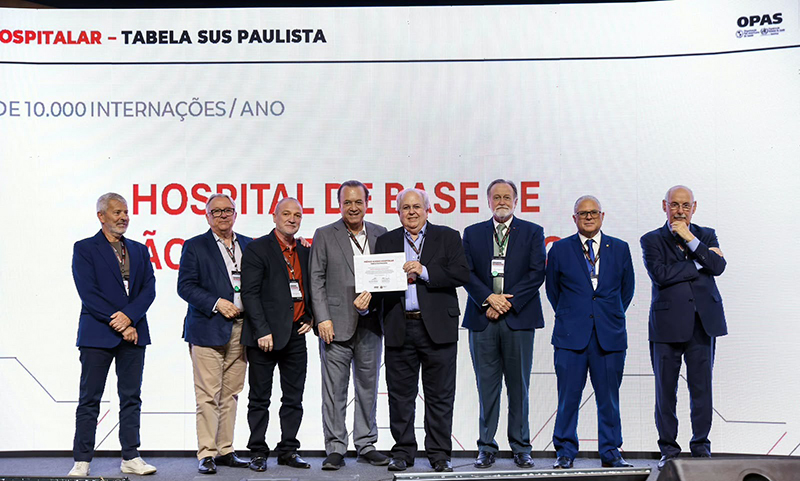 HB é premiado pela Secretaria de Saúde do Estado de São Paulo no Seminário SUS Paulista