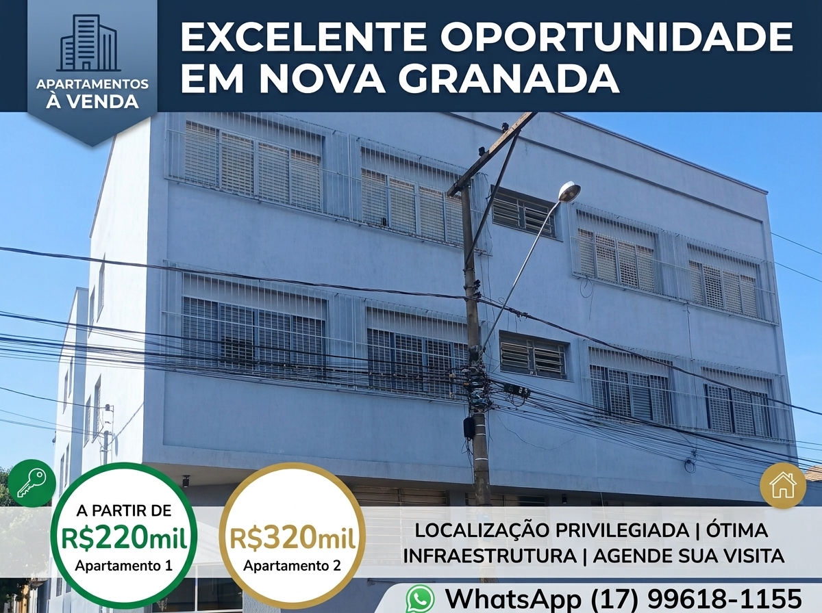 Apartamentos a venda em Nova Granada