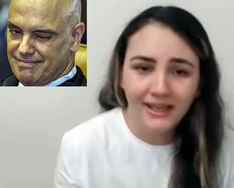 Moraes autoriza semiaberto para “Débora do Batom”, condenada pelo 8 de janeiro