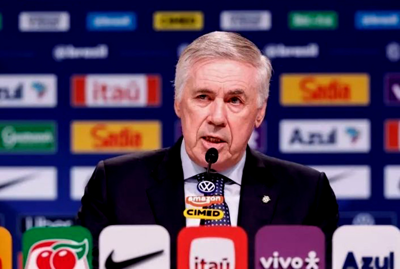 Ancelotti convoca a Seleção para os últimos jogos de 2026o ano
